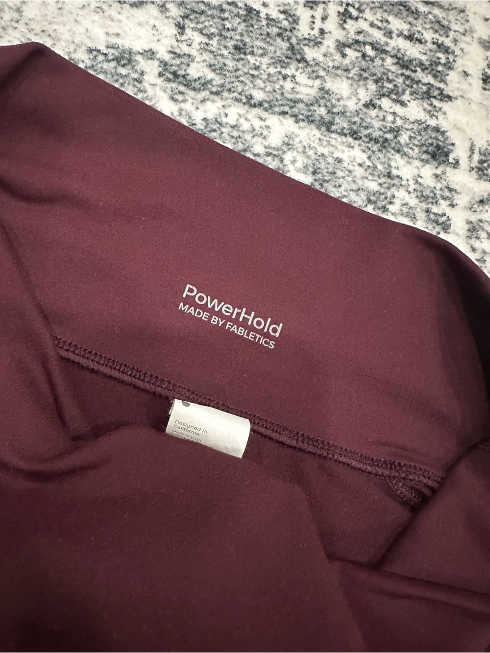 FABLETICS Power Hold Legging Leggings Set - Red, Burgundy, Teal - Picture 3 of 5